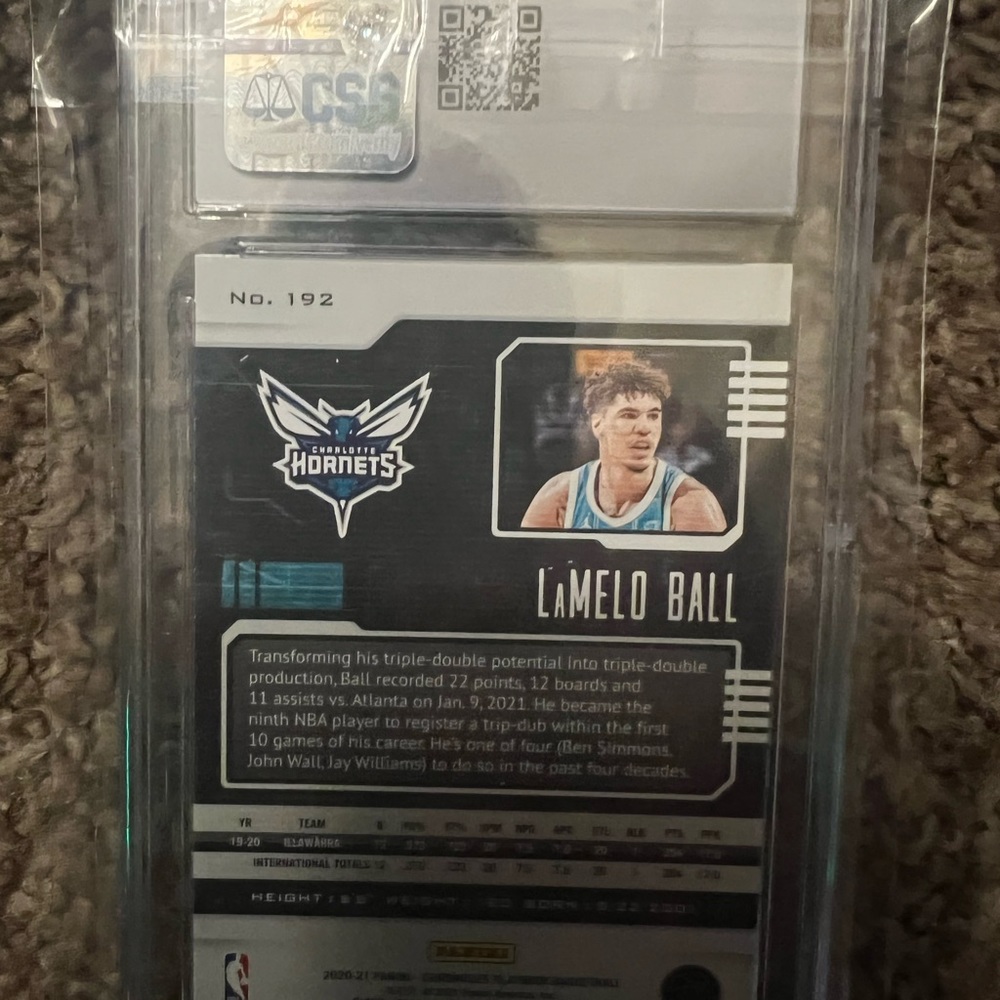 Lamelo Ball Rookie Card - Picture 2 of 2